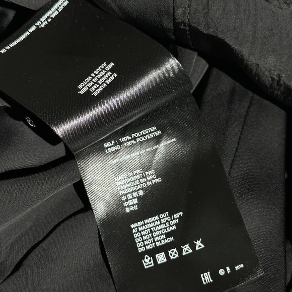 Nylon bondage strap blazer jacket - Picture 6 of 7